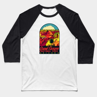 Grand Canyon National Park Arizona Baseball T-Shirt